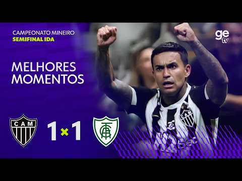 Gols e lances de Atlético Mineiro x América-MG