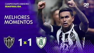 ATLÉTICO-MG 1 X 1 AMÉRICA-MG | MELHORES MOMENTOS | CAMPEONATO MINEIRO 2026 | ge tv