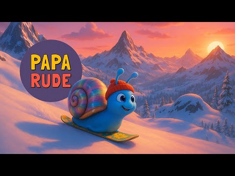 Una lumaca può essere sportiva? Scoprilo cantando! 🐌🎶 | Canzone divertente per bambini | Paparude