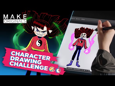 5-Minute Character Drawing Challenge (with non-2D Artists) | House On The Outlands