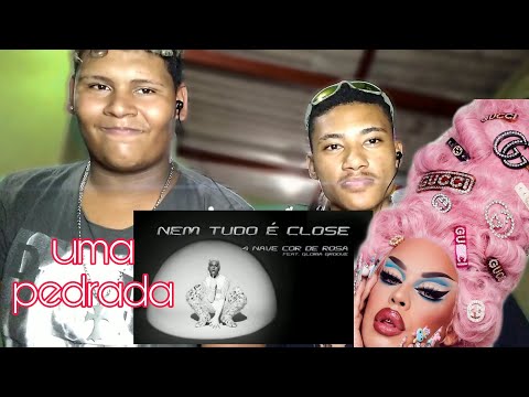 REACT Lucas Boombeat - Nave Cor de Rosa feat. Gloria Groove (Áudio Oficial)