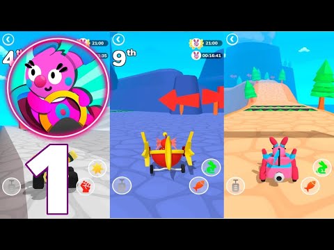 Monster Kart - Gameplay Walkthrough Part 1 - Tutorial (iOS, Android)