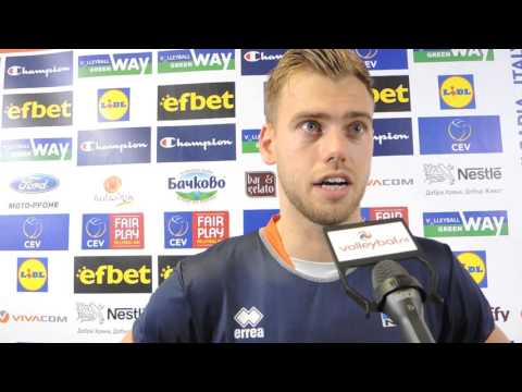 Reactie Gijs Jorna na 3-2 nederlaag tegen Bulgarije (EK 2015)