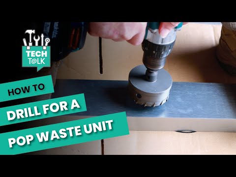 How to Drill for a Pop Waste Unit | Drainage Solutions