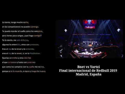 Minutazo de Bnet vs Yartzi, Redbull 2019 (con letras de colores) #MINUTOSINFRAVALORADOS 001