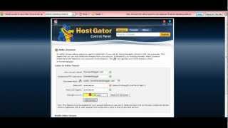 how to transfer domain to hostgator hosting account.mp4