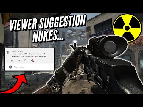 MW2- RPD THERMAL SILENCER Nuke Challenge In 2022..