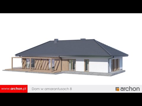 Dom w amarantusach 8 – Komfortowa parterówka I ARCHON+ Projekty Domów