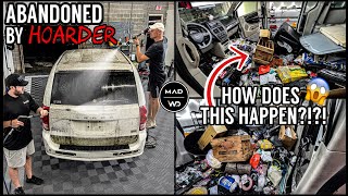 Deep Cleaning A Hoarders ABANDONED Minivan With WD DETAILING! I Insane Car Detailing Transformation!