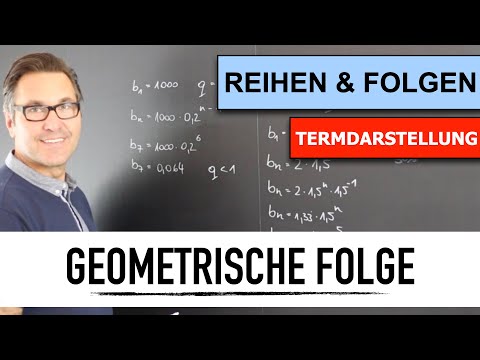 Was ist eine Geometrische Folge? | geometrische Folgen berechnen | Termdarstellung | Folgeglieder