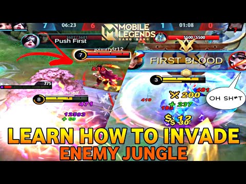 FANNY TUTORIAL | HOW TO INVADE ENEMY JUNGLE & COUNTER INVADE | MLBB