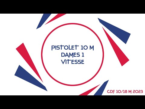 Women's 10m Air Pistol Final 1 - French Championships 10/18m 2023