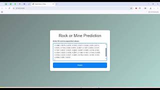Web-Based Sonar Signal Classification Using Machine Learning