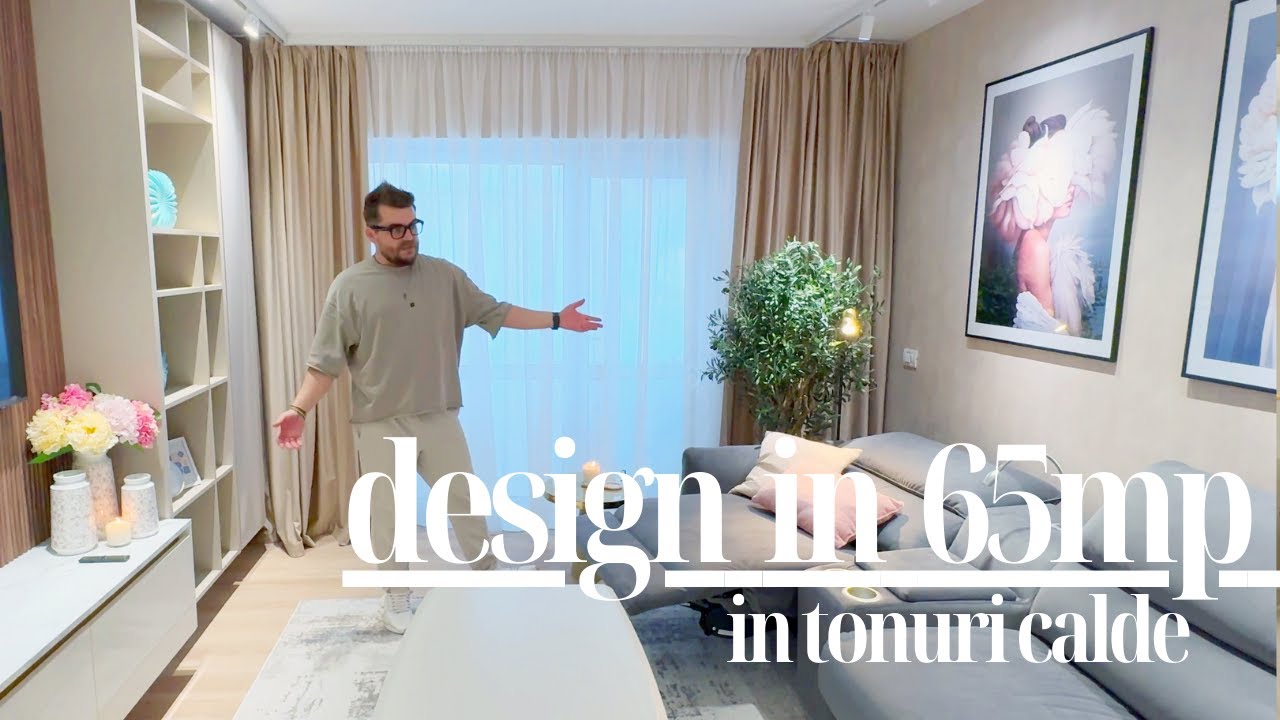 Prezentare Design si solutii Apartament 65mp in tonuri calde