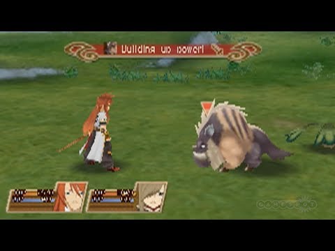 Exploring and Fighting - Tales of the Abyss Gameplay (3DS)