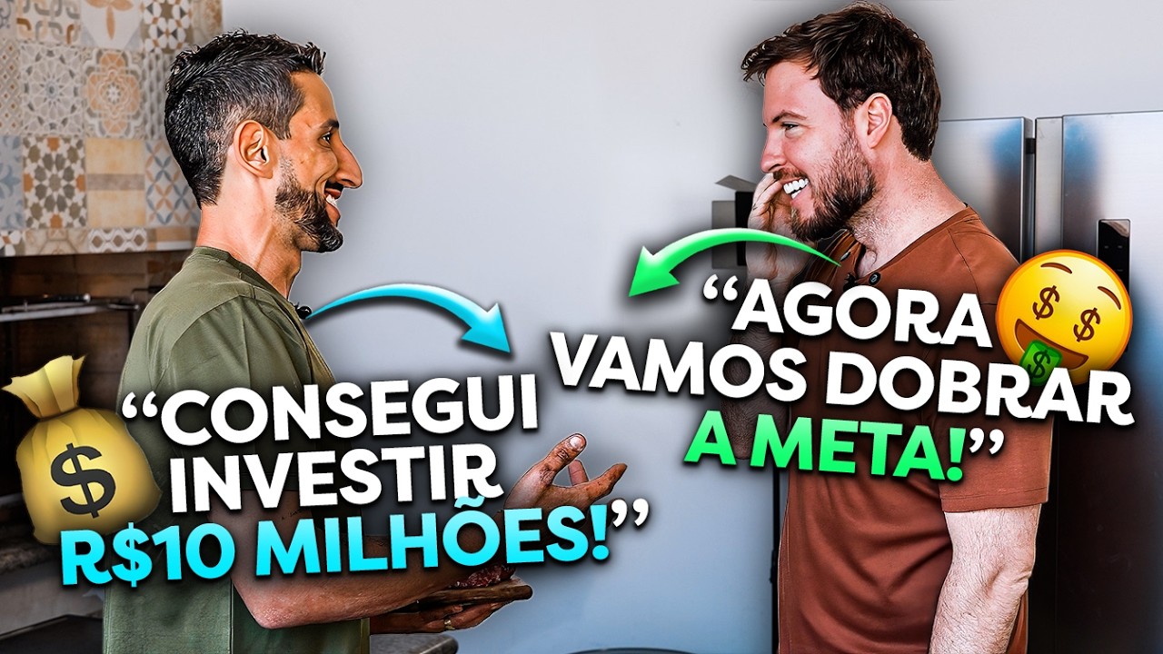 O NETÃO CONSEGUIU INVESTIR R$ 10 MILHÕES? | Fui na casa dele ver quanto a carteira rendeu