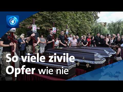 Video Thumbnail: Ukraine: Juli bisher tödlichster Monat seit Kriegsbeginn