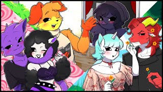 CatNap X BabaChops & DogDay X Simon Smoke's Double Lovers Date┃Poppy Playtime Chapter 4┃Comic Dub