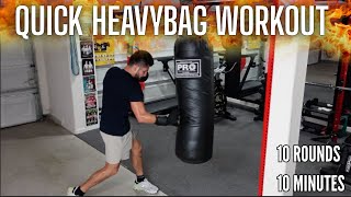 Follow Along Heavy Bag Workout | 10 minutes