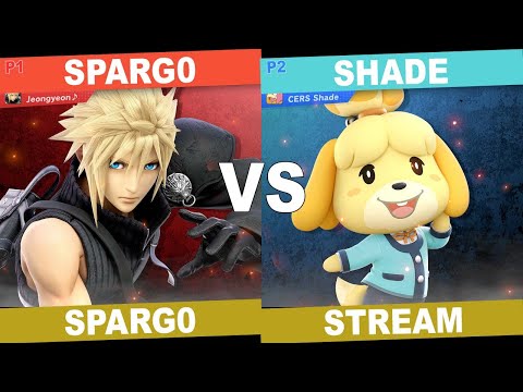 SSBU - Sparg0 (Cloud) vs. ShadeLRK (Isabelle) [Battle Arenas]