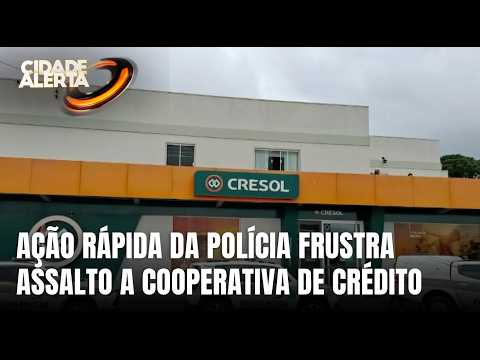 Polícia impede assalto a agência em Santa Cecília