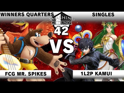 Smashing Grounds 42 - Winners Quarters - 1L2P Kamui [Palutena, Joker] v Mr. Spikes [Banjo]