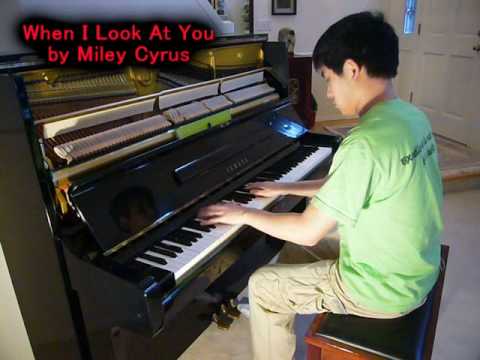 Miley Cyrus - When I Look At You (Piano Cover) Music Video video thumbnail