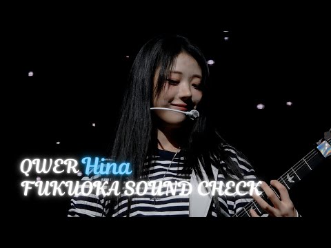 QWER 히나(Hina) ROCKATION Sound Check in Fukuoka