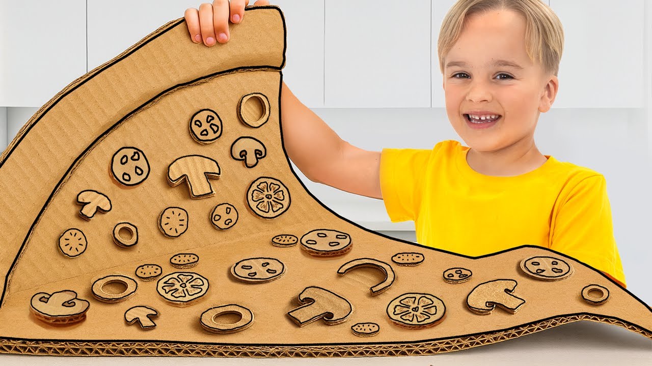 Cardboard Challenge for kids with Chris and Mike