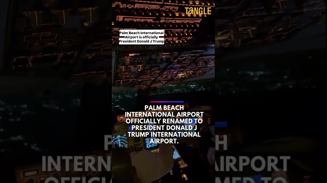 Florida renames West Palm Beach airport after Donald Trump; code changes to DJT in August