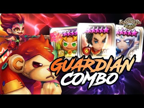 INSANE GUARDIAN COMBO TEAM WITH MEI HOU WANG AND JADE IN RTA [Summoners War : Sky Arena]