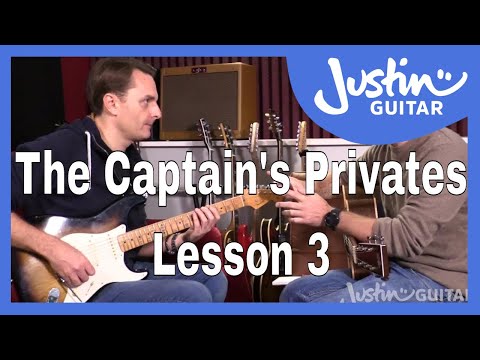 The Captain's Privates: Lesson 3. Lee's 1 on 1 lessons with Justin