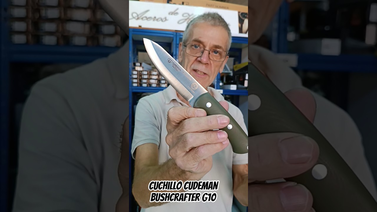 Cuchillo Cudeman Bushcrafter G10 Verde