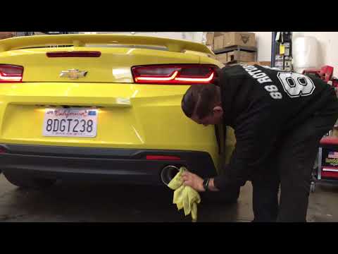 2017 Camaro SS Magnaflow Race Series Axle Back Exhaust Straight Pipe Install and Rev!