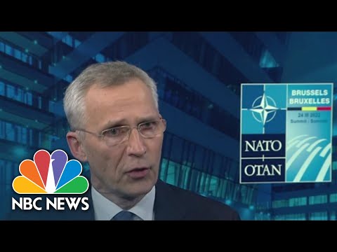 NATO Secretary General Stoltenberg On Support For Ukraine