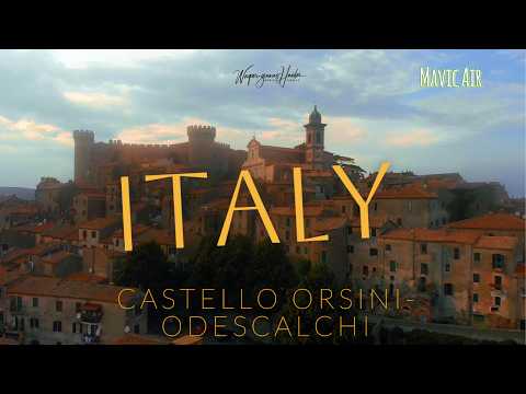 🇮🇹⚔️ The Fortress That Defied Rome 🛡️ | Castello Orsini-Odescalchi (4K Drone)
