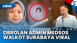 Viral! Obrolan Admin Medsos Wali Kota Surbaya Bocor, Kini Eri Cahyadi Dicap Pencitraan, Admin Mundur