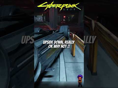 A Little Car Oopsie in CYBERPUNK 2077 #shorts