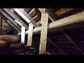 Repairing Broken Rafters And Removing Bowing