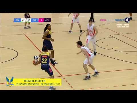Highlights Dinamo vs. BC CSU Sibiu 75-82 (By Raiffeisen Bank)