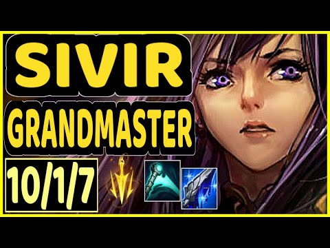 FURY (SIVIR) vs GAREN - 10/1/7 KDA BOTTOM ADC GAMEPLAY - KR Ranked GRANDMASTER
