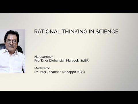 Webinar RATIONAL THINKING IN SCIENCE Webinar RATIONAL THINKING IN SCIENCE