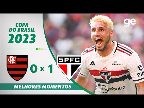 Gols e lances de Flamengo x São Paulo