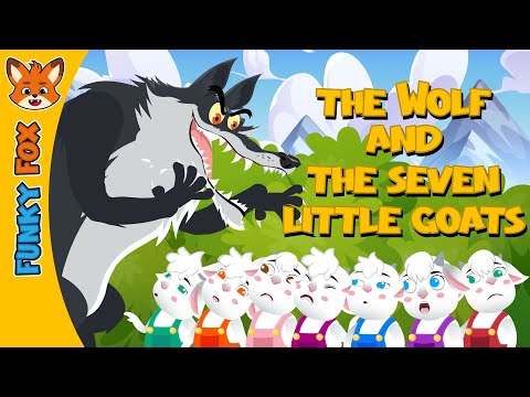 The Wolf and The Seven Little Goats 🐐 | Fairy Tale for Kids | Bedtime Story | Funky Fox