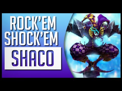 SHACO SUPPORT 10.22 THE ROCK'EM AFTERSHOCK'EM CLOWN - League of Legends