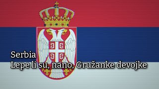 Musik-Video-Miniaturansicht zu Lepe li su nano, Gružanke devojke Songtext von Serbian Folk