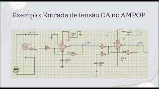 Aula - Utilizando AMPOP para condicionamento de Sinal de Tensão