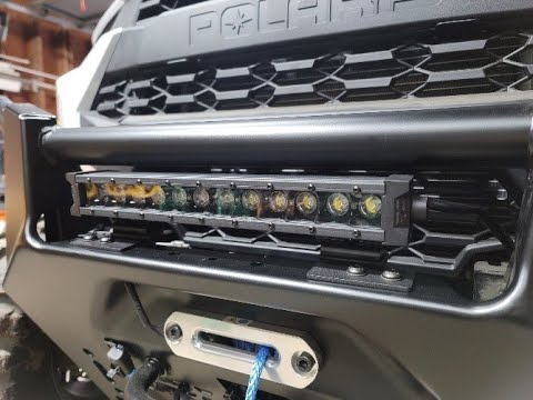 Rough Country Polaris Ranger XP1000 12-Inch LED Lightbar (SKU 93027) Installation