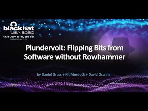 Plundervolt: Flipping Bits from Software without Rowhammer