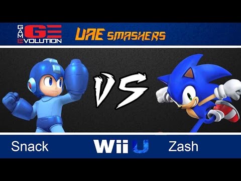 Game Evolution 2015 SSB4: Snack (Mega Man) vs Zash (Sonic) - WF